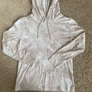 Men’s Hollister Taupe Tie Dye Lightweight Hoodie